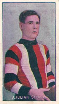 1906-07 Sniders & Abrahams Australian Footballers - Victorian League Players Series C #NNO Jack Julian Front